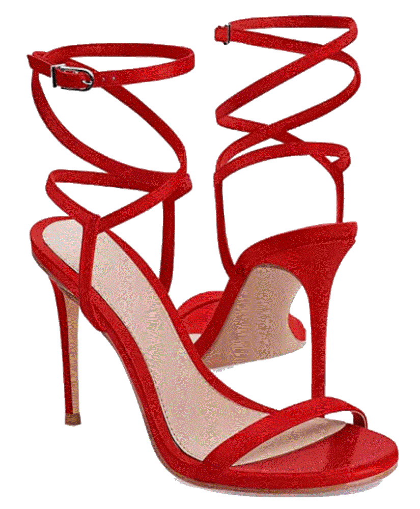 High Heeled Ankle Strap Strappy Lace up Heels Sandals Coutgo