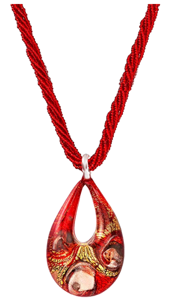 Italian Murano Pendant Necklace in 18kt Gold Over Sterling Ross-Simons