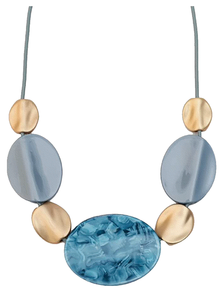 Resin Bib Collar Statement Necklace  TONLUYAX