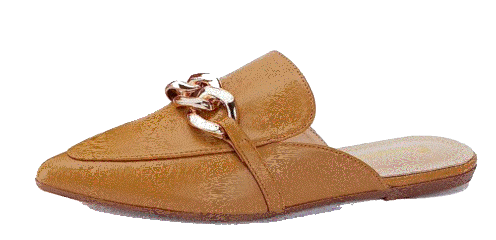 Pointed Toe Slip On Slides Loafer flat Shoes  Bison Spirit