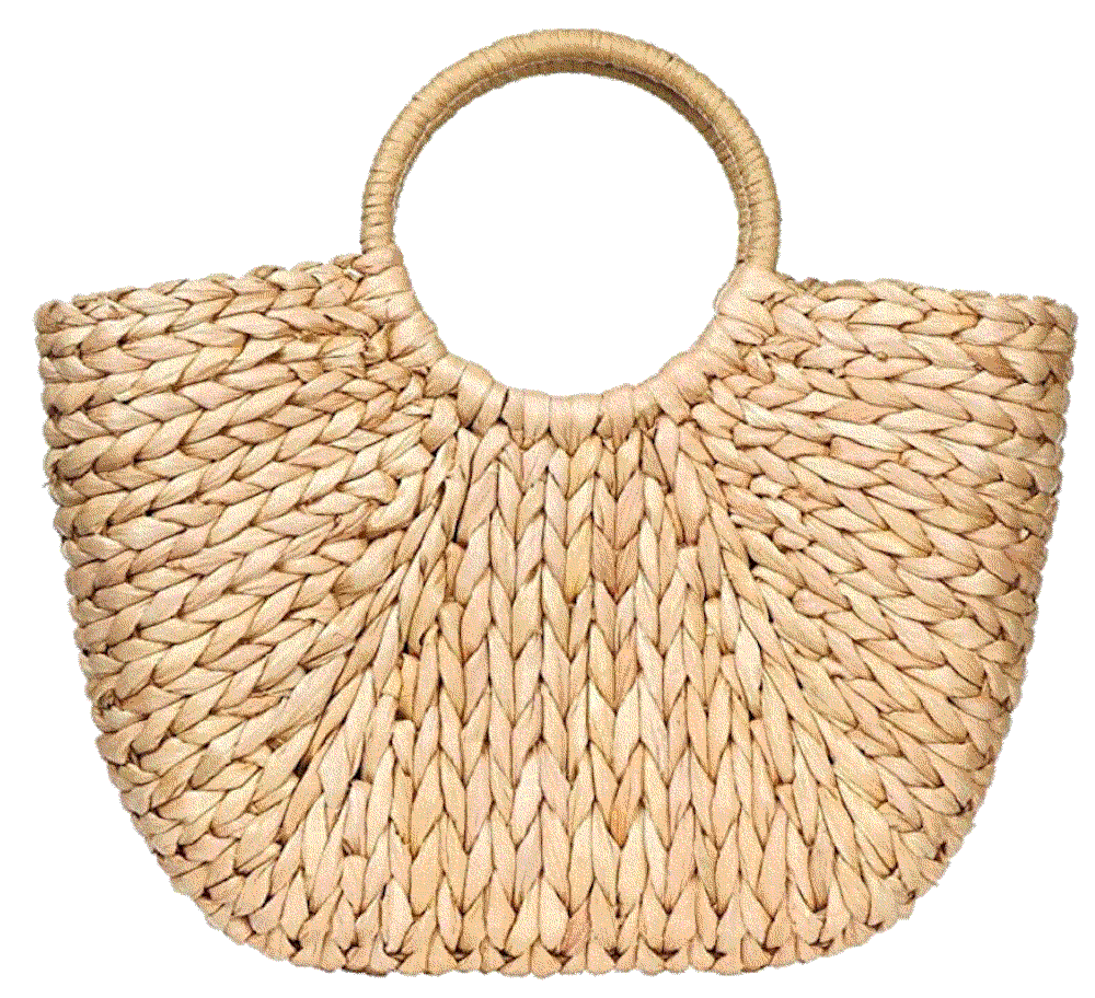 Summer Rattan Straw Hand-woven Top-handle Bag YYW