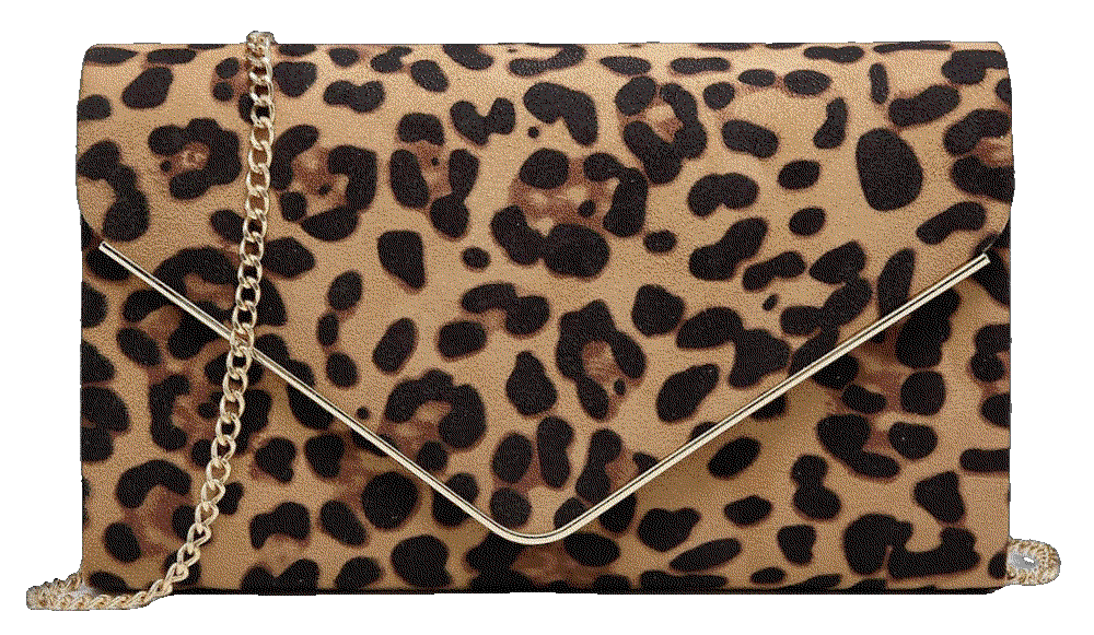 Faux Suede Evening Clutch Bag Dasein