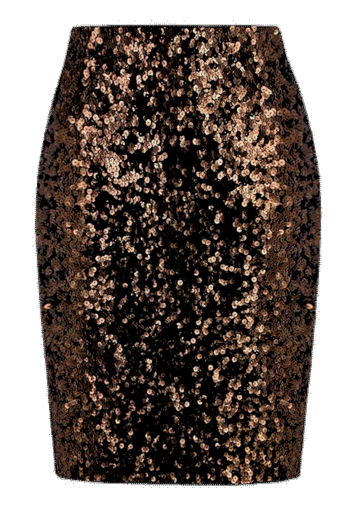 Sequin Midi High Waist Elegant Skirt Vijiv