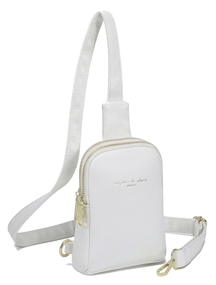 Small crossbody sling women leather bag INICAT