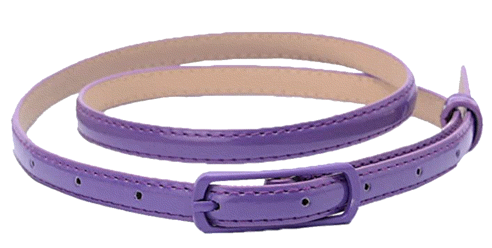 Faux Leather Skinny Belts for Dresses Selighting