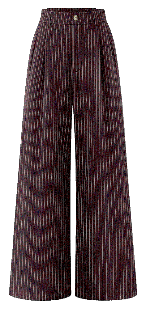 Wide Leg Striped Palazzo Pants  Zesica