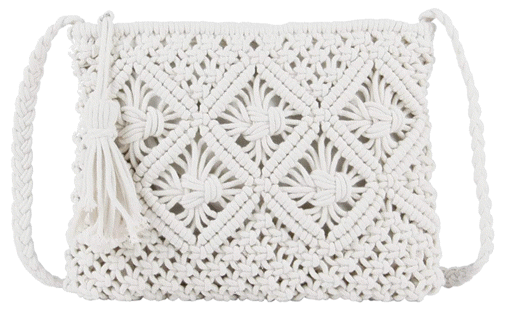 Handwoven Crossbody Purse Summer Beach Clutch Lui Sui