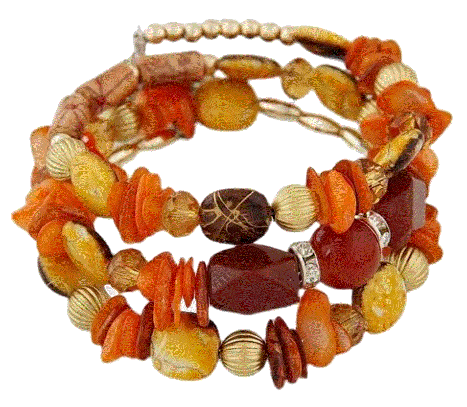 Multilayer irregular bracelets multi color turquoise Kicomvi