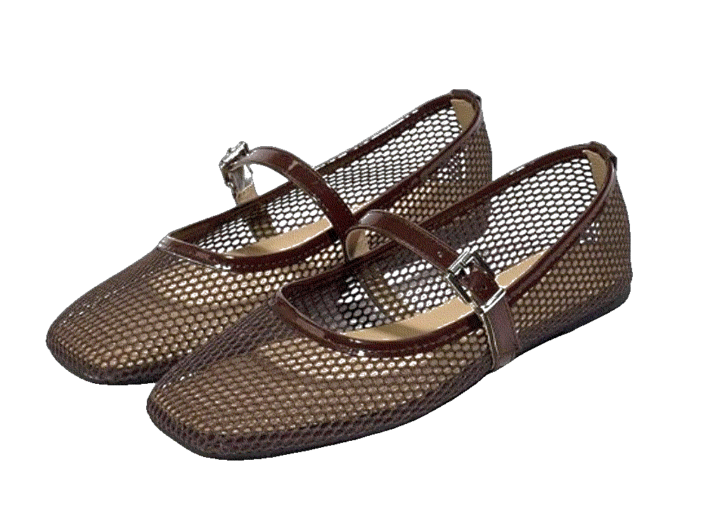 Mary jane Mesh Ballet Flat Milumia