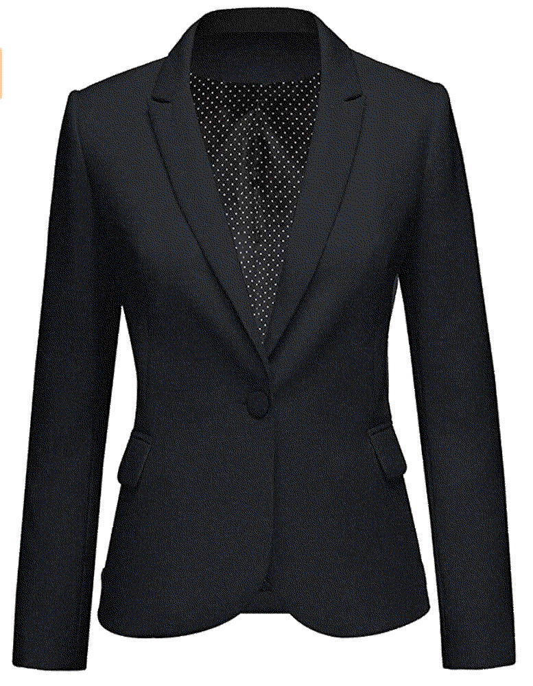  Notched Lapel Pocket Button Blazer Jacket Suit LookBook