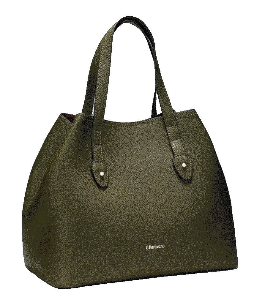 Large Capacity leather Tote Handbag C.Paravano