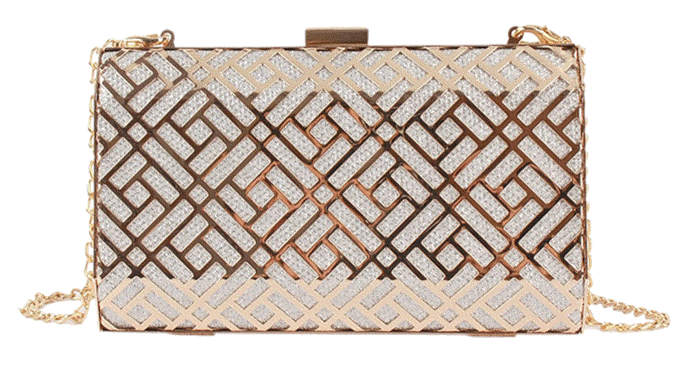  Lattice Pattern Metal Handbag Chain Reberomatic