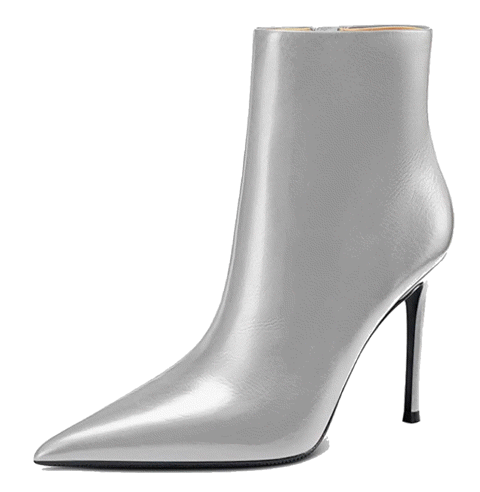 ankle boots short bootie high heel pointed toe boots Aachcol