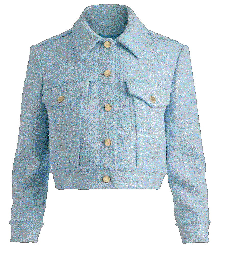 Alice olivia chloe tweed cropped jacket Alice Olivia