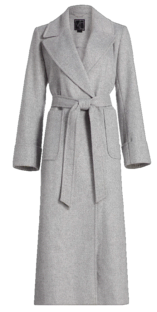 Mercer collective belted wool blend coat MercerCollective