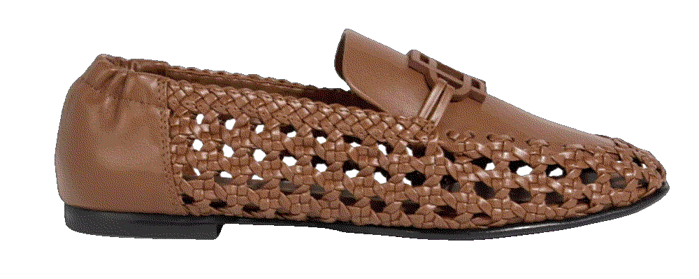 Loafers dion embellished woven leather loafers Simkhai