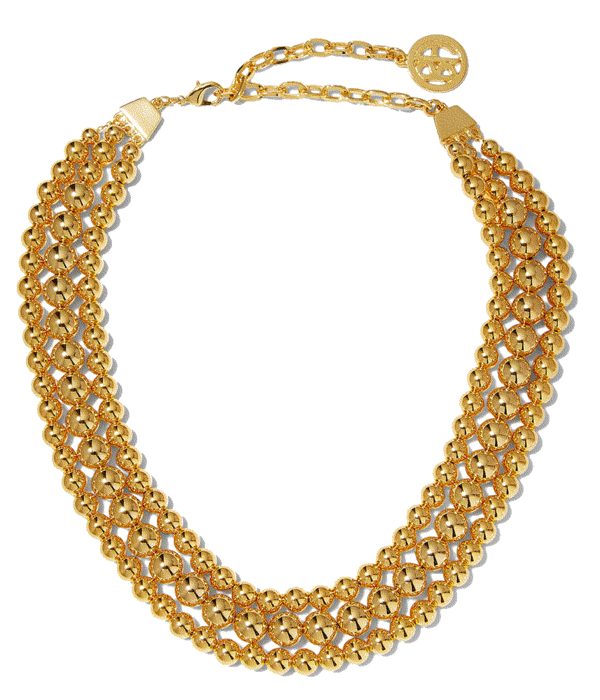 Gold Pearl Layered Necklace Ben-Amun