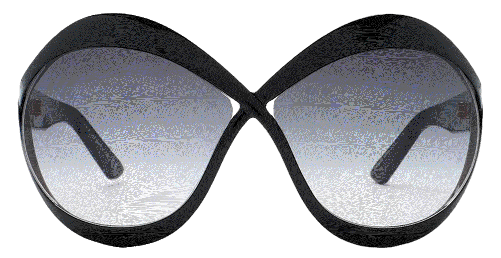 Black oversized sunglasses Tom Ford