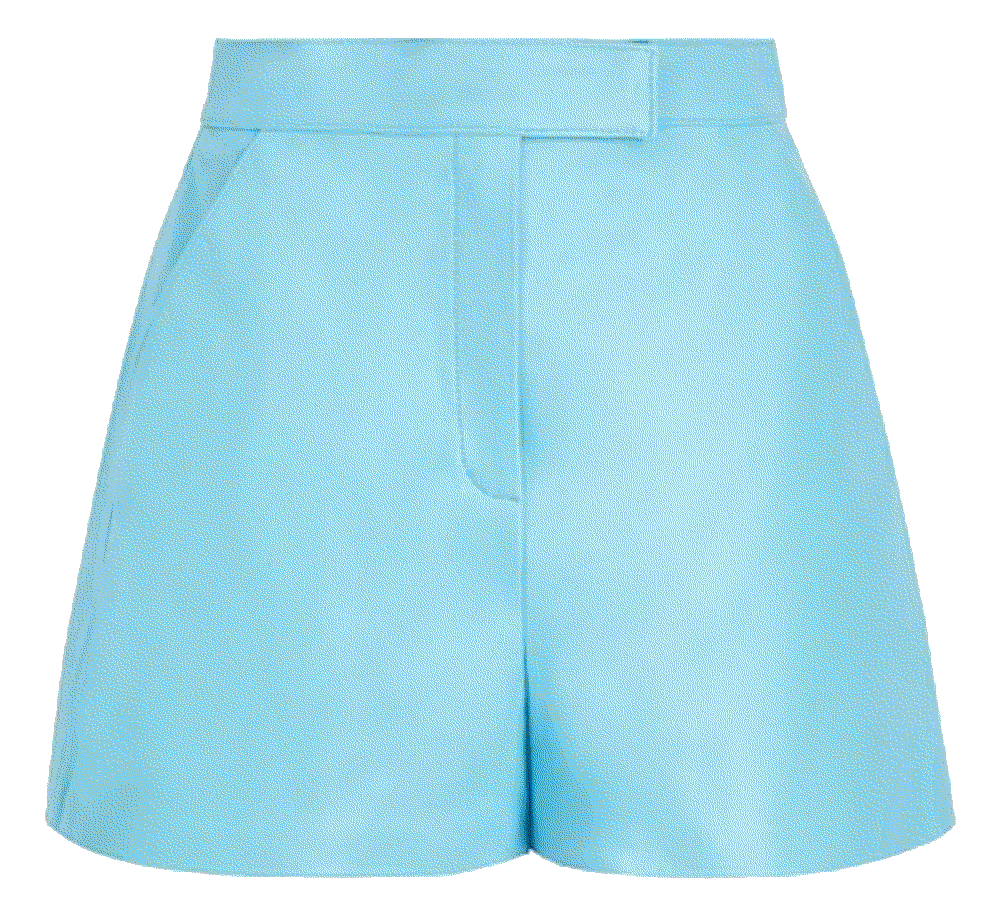 leather high-waist bermuda shorts 8 By Yoox