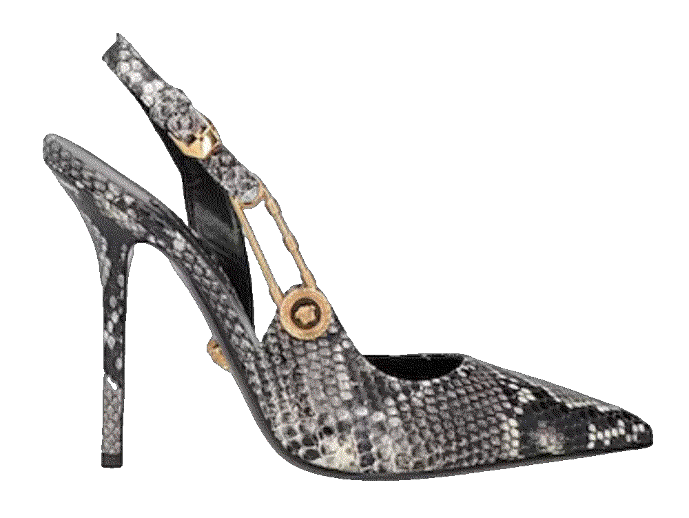 Slingback high heels pumps Versace
