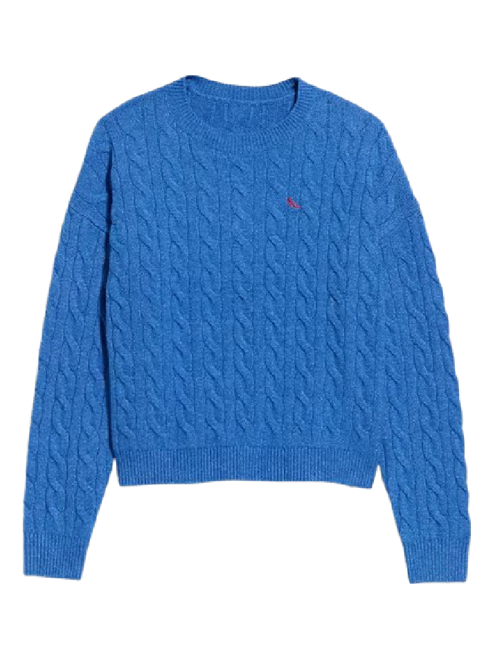 Cable Knit Crewneck Sweater  Tommy Hilfiger