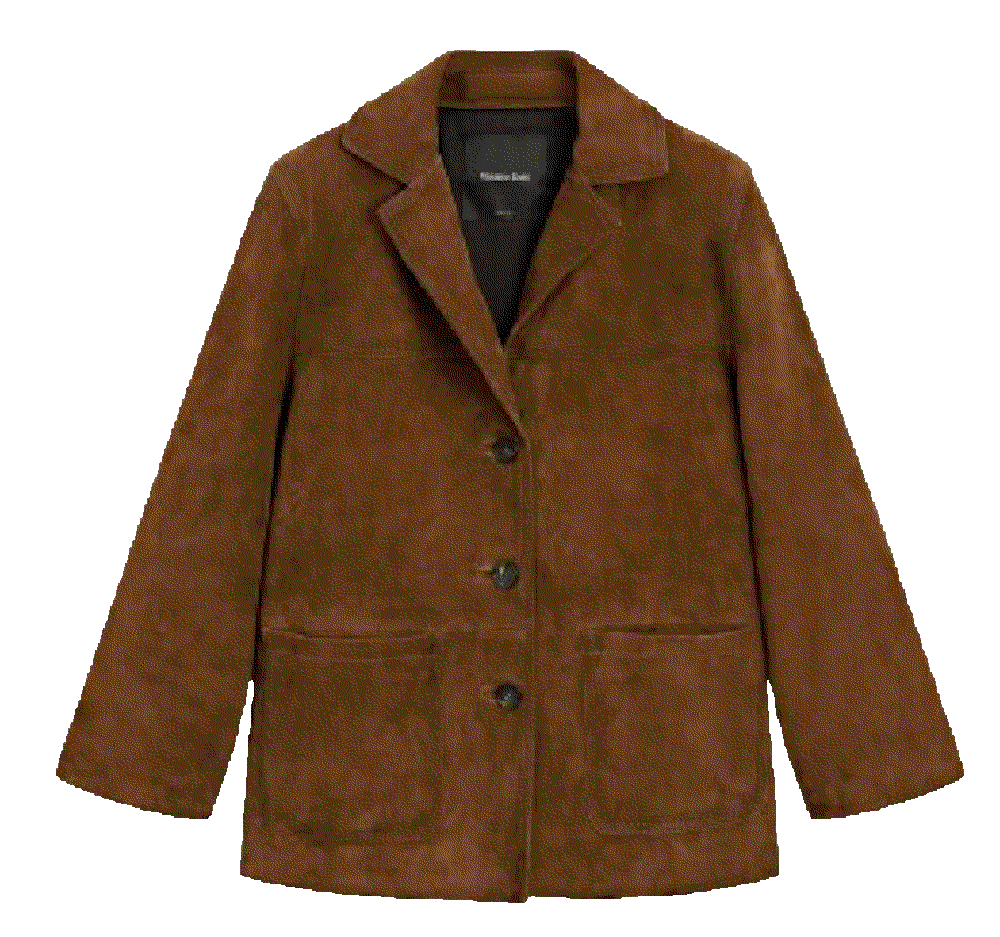 suede jacket Massimo Dutti