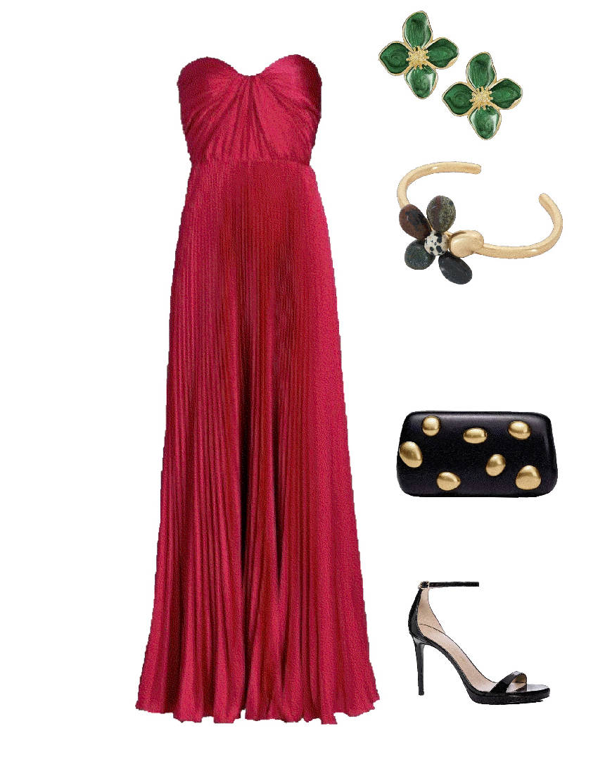 flowy skirt gown