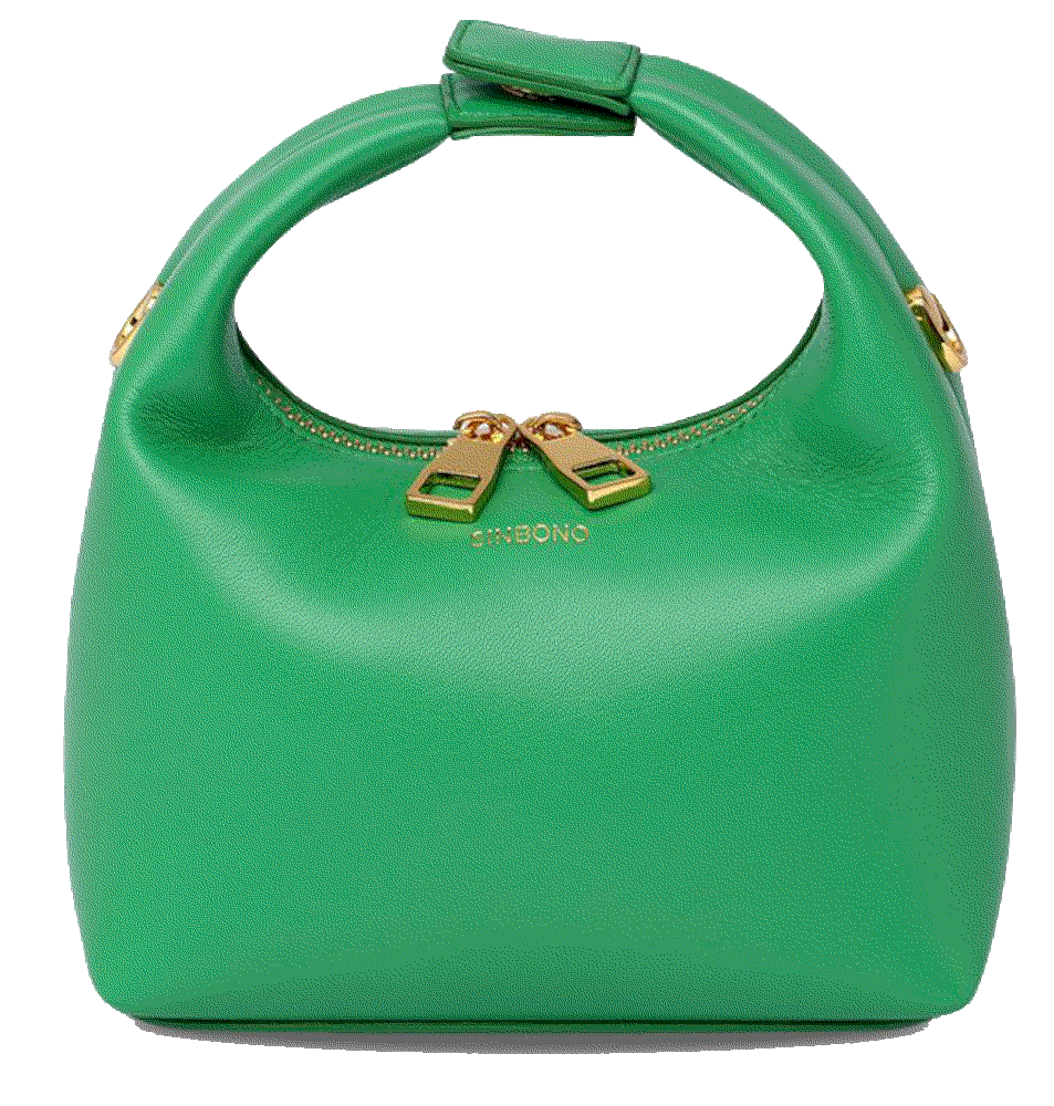 Vienna Top Handle Bag - Grass Green Sinbono