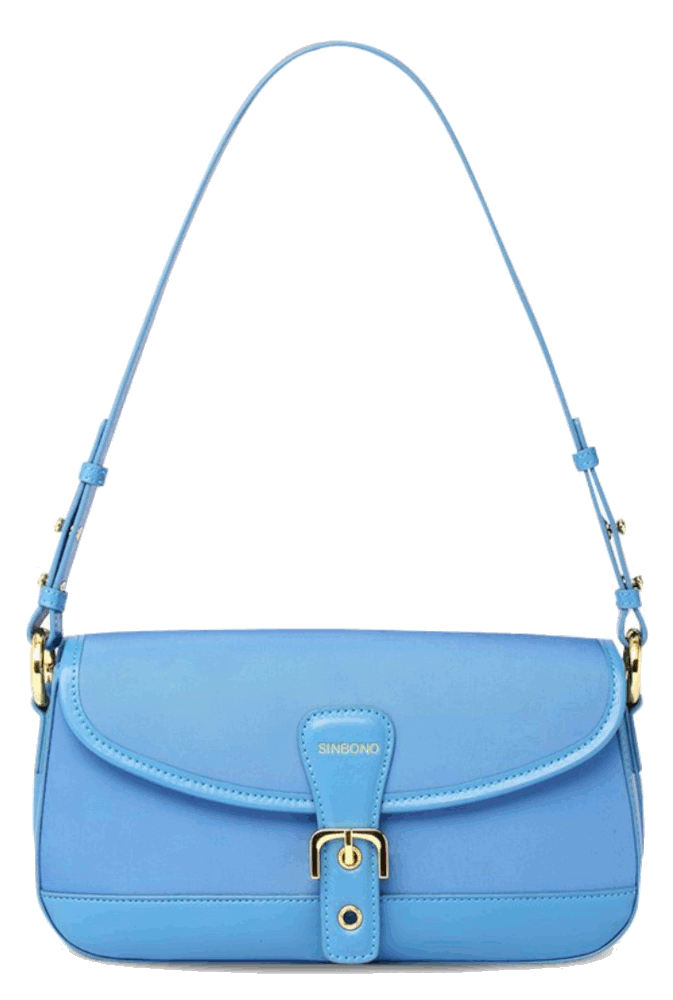 Fiona Shoulder Bag - Lake Blue Sinbono