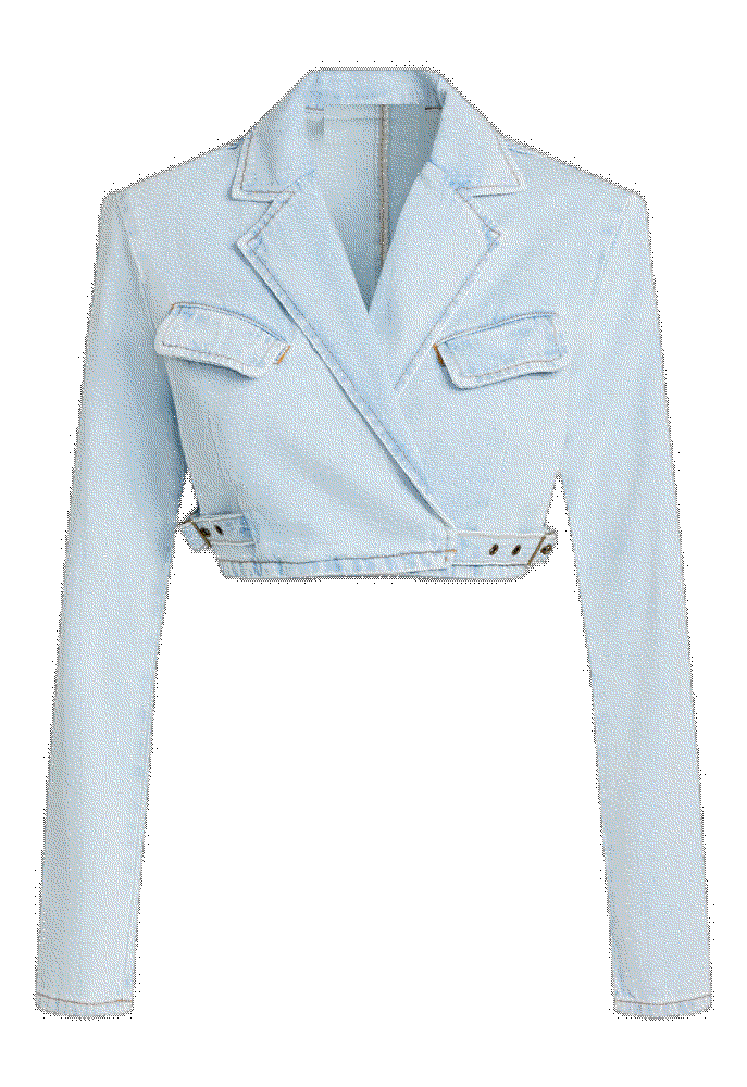 Anja crop light denim Lioness