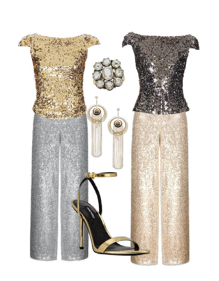 styling silver and gold in two ways