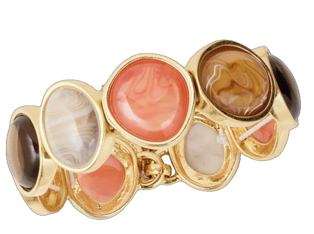 Style co multicolor stone stretch bracelet Style Co