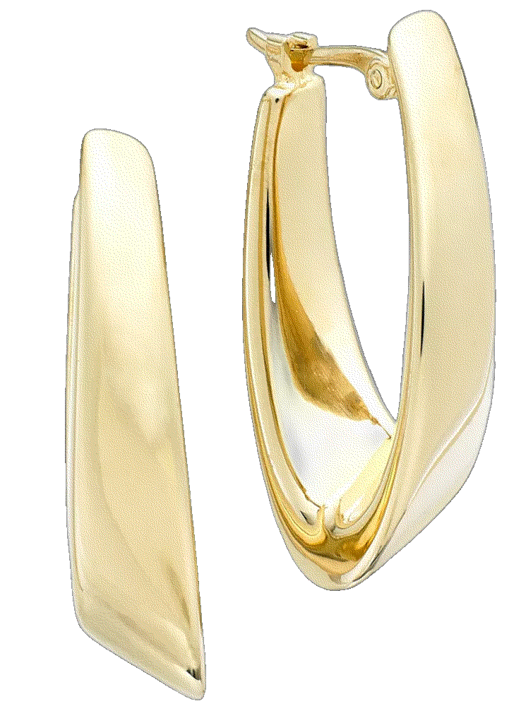 14k gold earrings visor earrings Macys