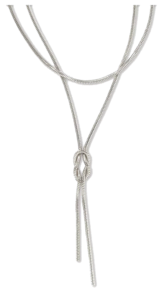 Gold-Tone Infinity Knotted Layered Lariat Necklace Kendra Scott