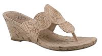 White Mountain White mountain womens affogato wedge sandals