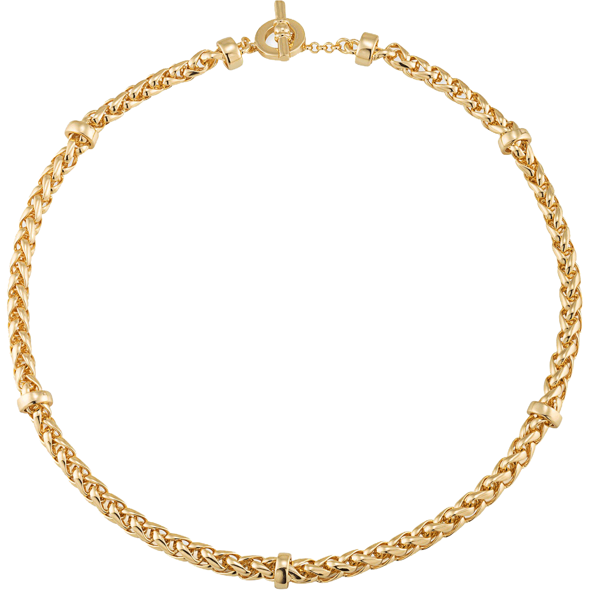 Gold-Tone Decorative Chain Collar Necklace Ralph Lauren