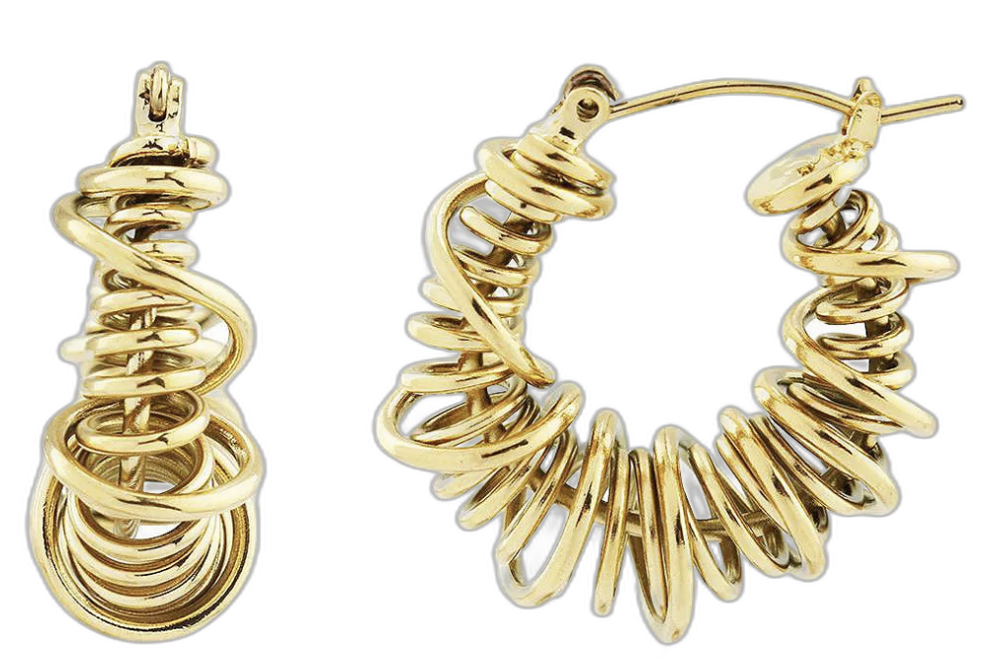 Briar spiral hoop earrings Rebl Jewelry