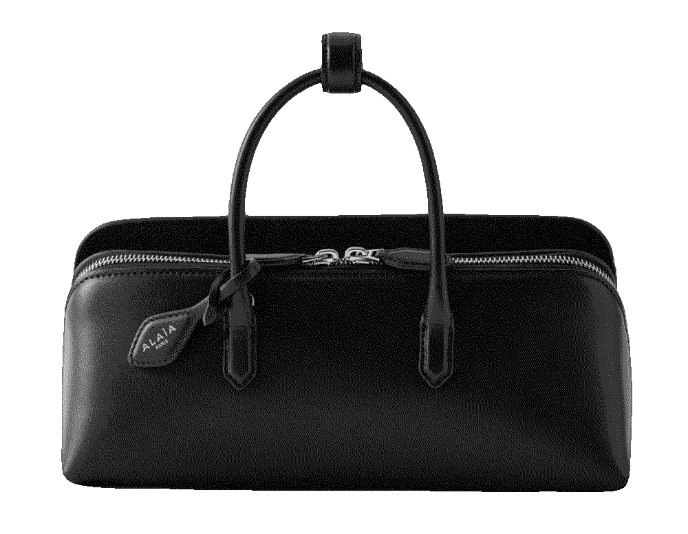 Delta leather small shoulder bag Alaia