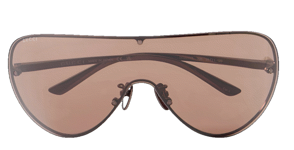 Logo engraved d frame metal sunglasses Gucci-eyewear