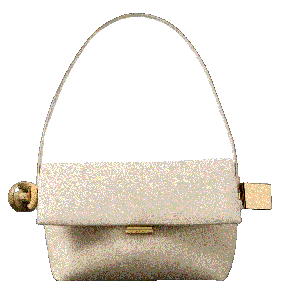 The Rond Carre embellished leather shoulder bag  Jacquemus