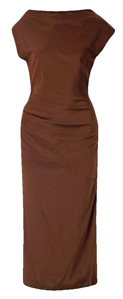 Tasa draped crepe de chine midi dress Proenza-schouler