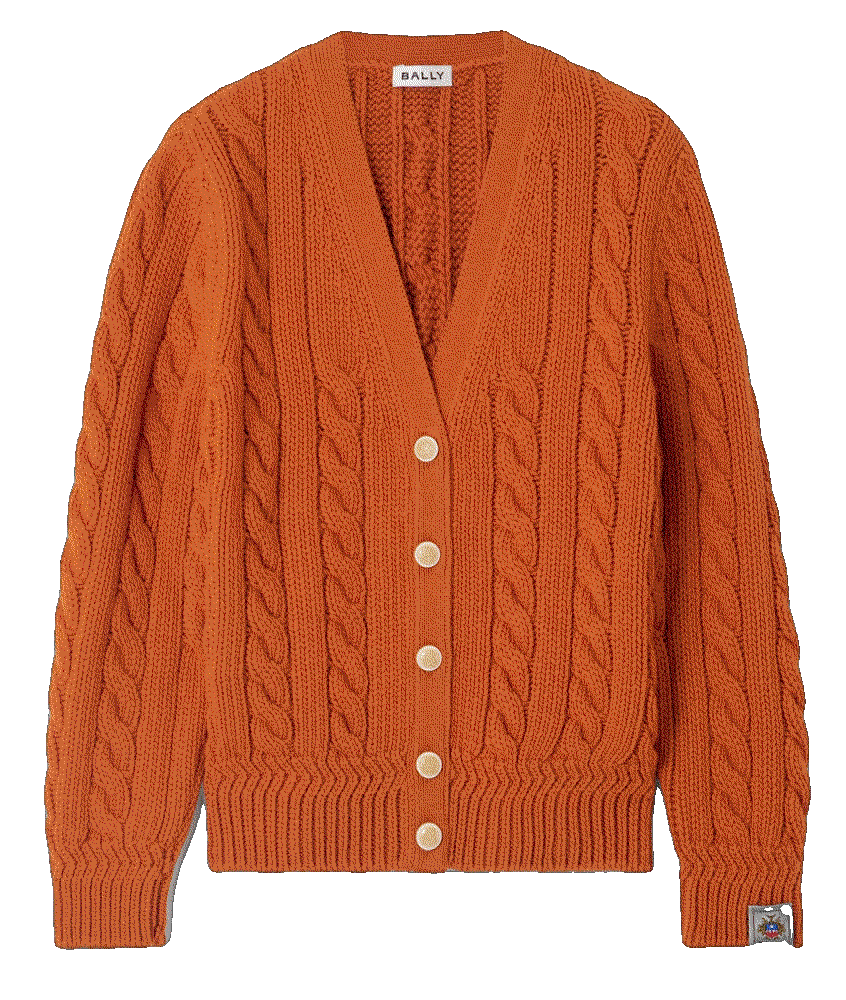 Cable knit wool cardigan Bally