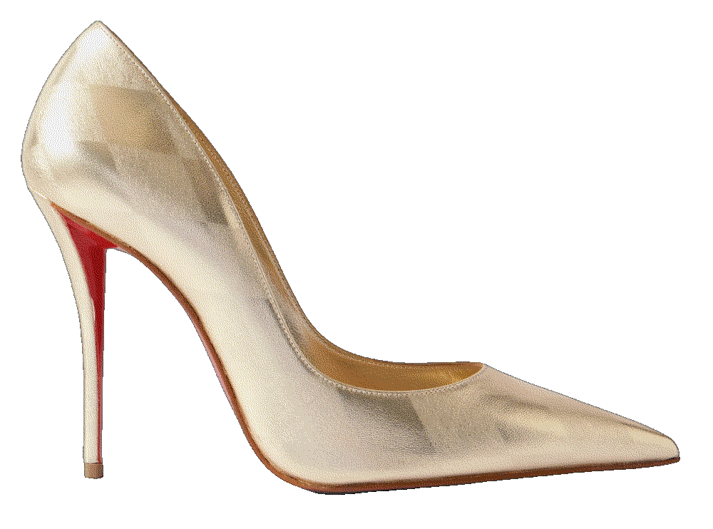 Miss z 100 argyl metallic leather pumps Christian-louboutin