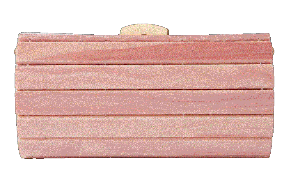 Rolie polie mini marbled acrylic clutch Cult-gaia