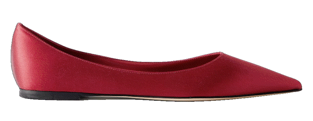 Love satin flats Jimmy Choo