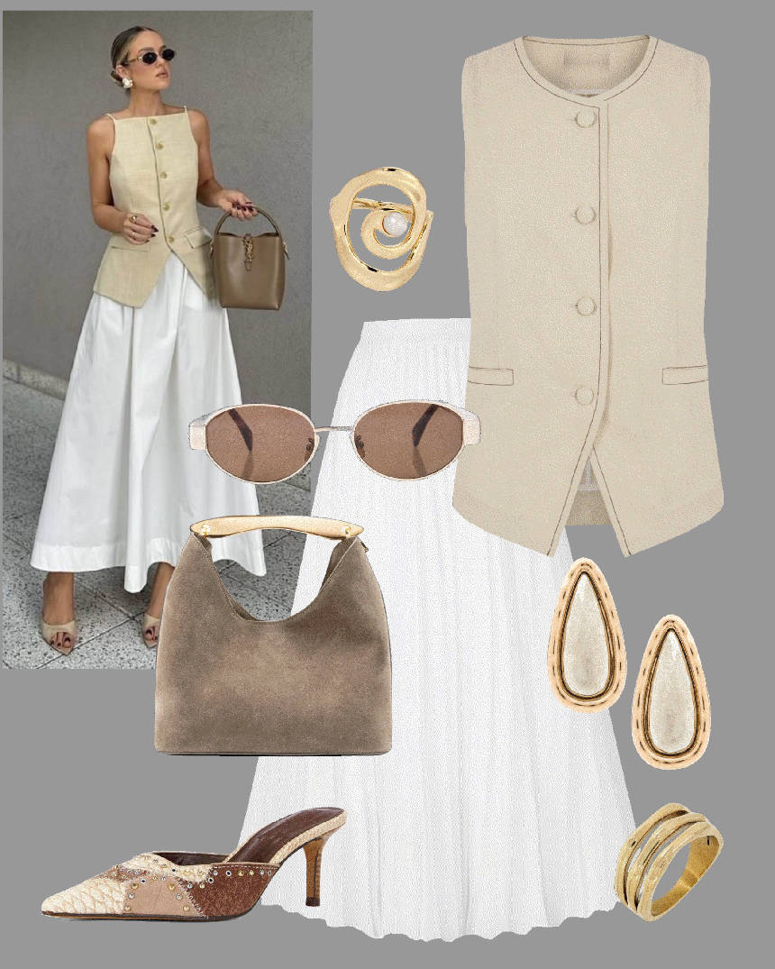 pointed toe pumps with skirt outfit
