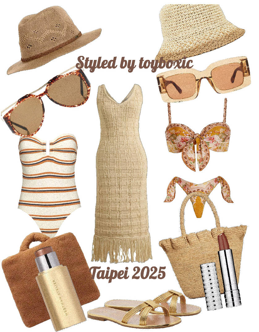 crochet dress with two swimsuits