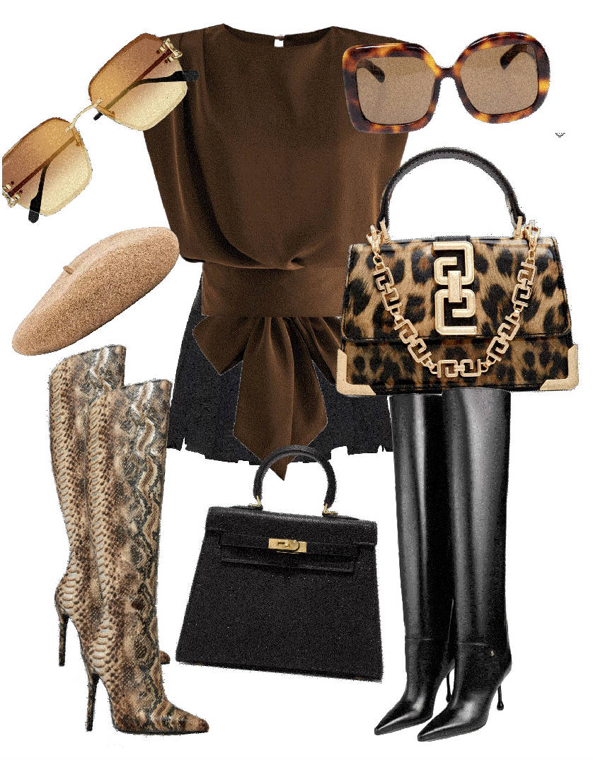 bold accessories outfits