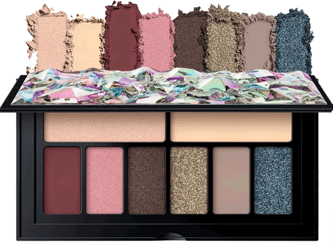 Cover shot: crystalized eye shadow palette Smashbox