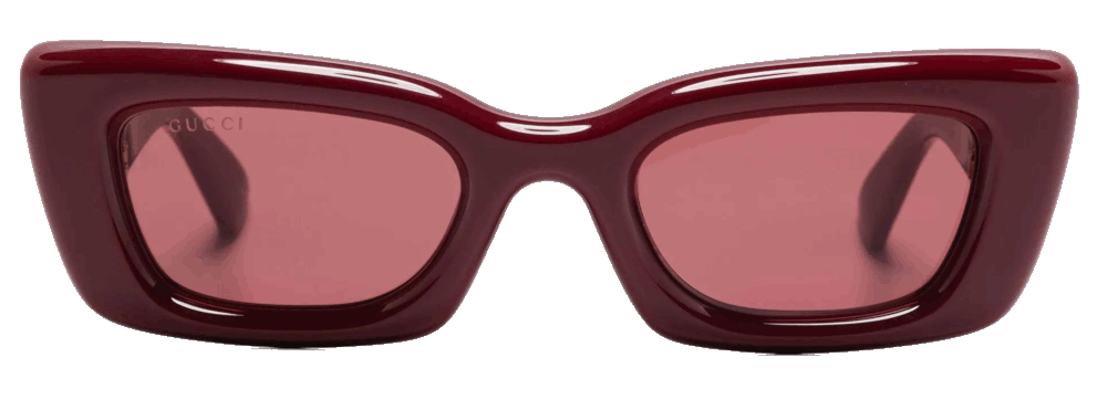 Gucci eyewear rectangular frame sunglasses Gucci Eyewear